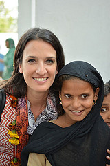 Tina and a new friend at the READ Center • <a style="font-size:0.8em;" href="https://www.flickr.com/photos/57374093@N03/8939893396/" target="_blank">View on Flickr</a>