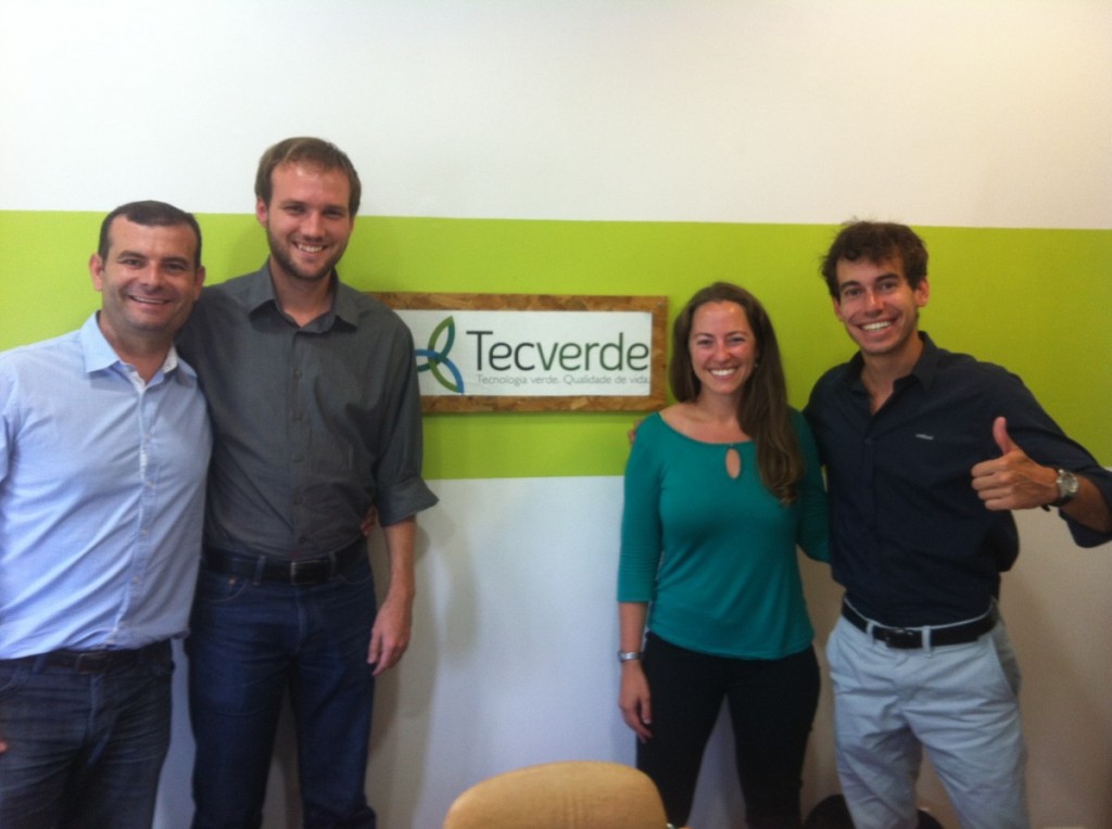 Vantage Advisor Elise Saur in 2013 at TecVerde, a developer of high-end, eco-friendly homes, located Brazil