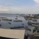 A panoramic view of the Sekondi Fishing Harbor